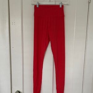 Daily Drills Red Leggings